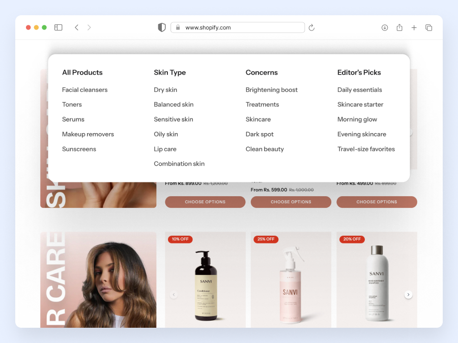 Collection based navigation