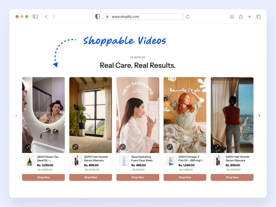 Shoppable Videos